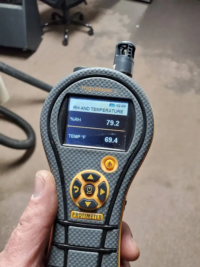 Moisture meter humidity assessment for Mold Remediation & Removal in Arnold
